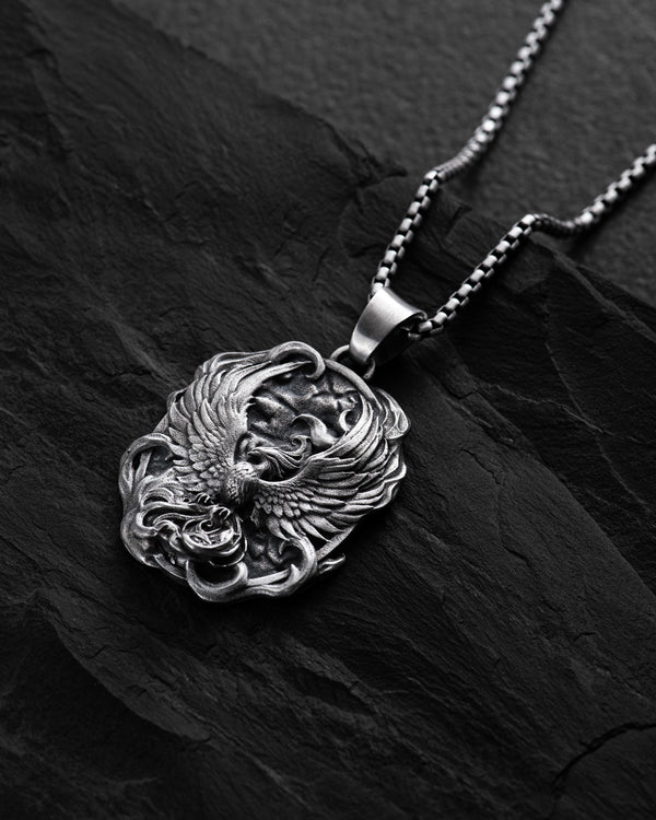 Pendentif en argent PHOENIX