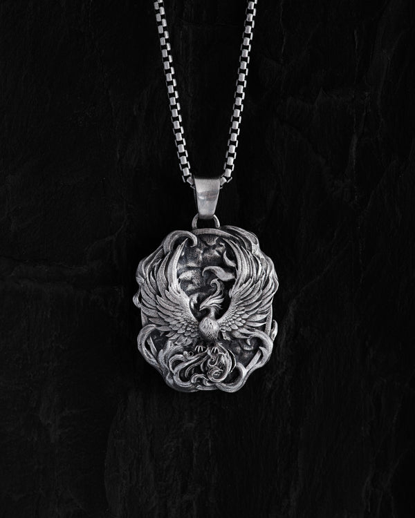 Pendentif en argent PHOENIX