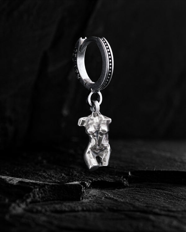 Silver single earring VENUSTAS