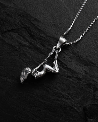 Pendentif en argent SHIBARI FILLE