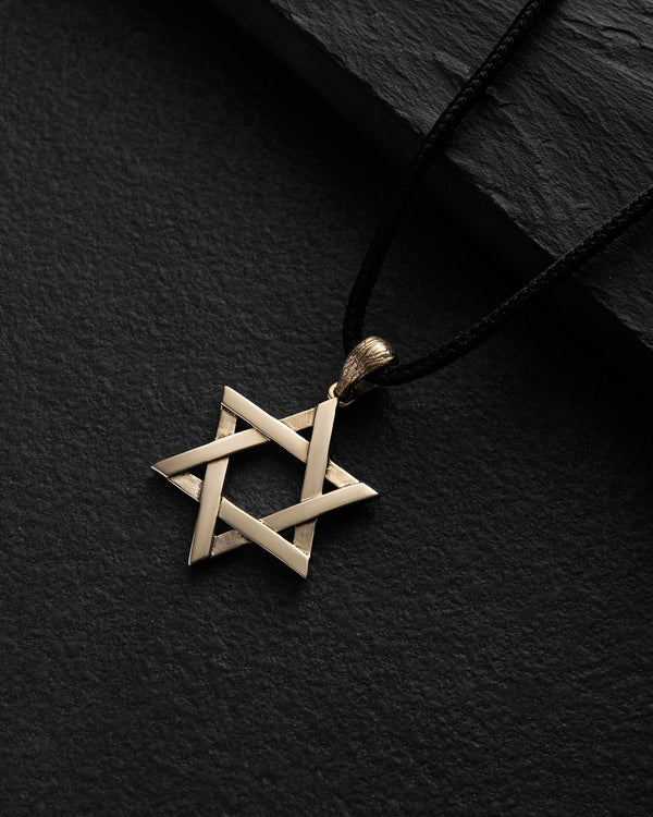 Pendentif MAGEN DAVID (or jaune 14 carats)