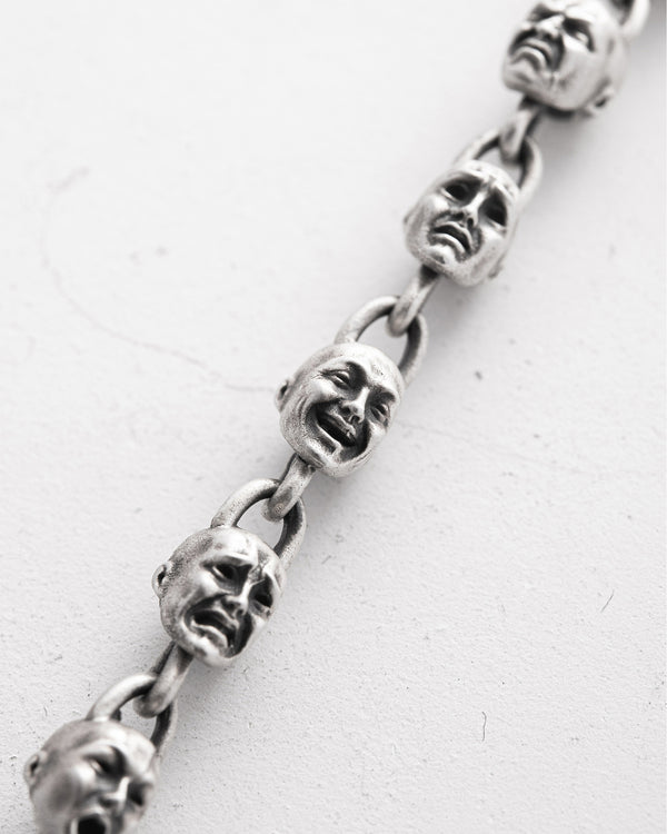 Silberarmband GESICHTER