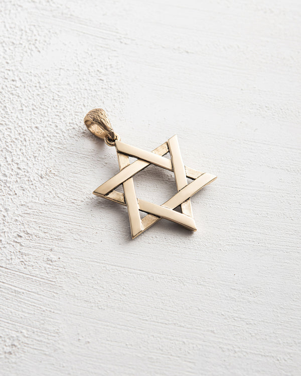 Pendentif MAGEN DAVID (or jaune 14 carats)