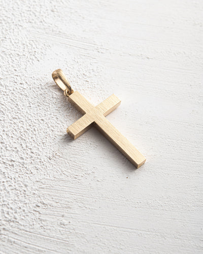 Kreuz KRUIS MINIMAL (14 Karat Gelbgold)