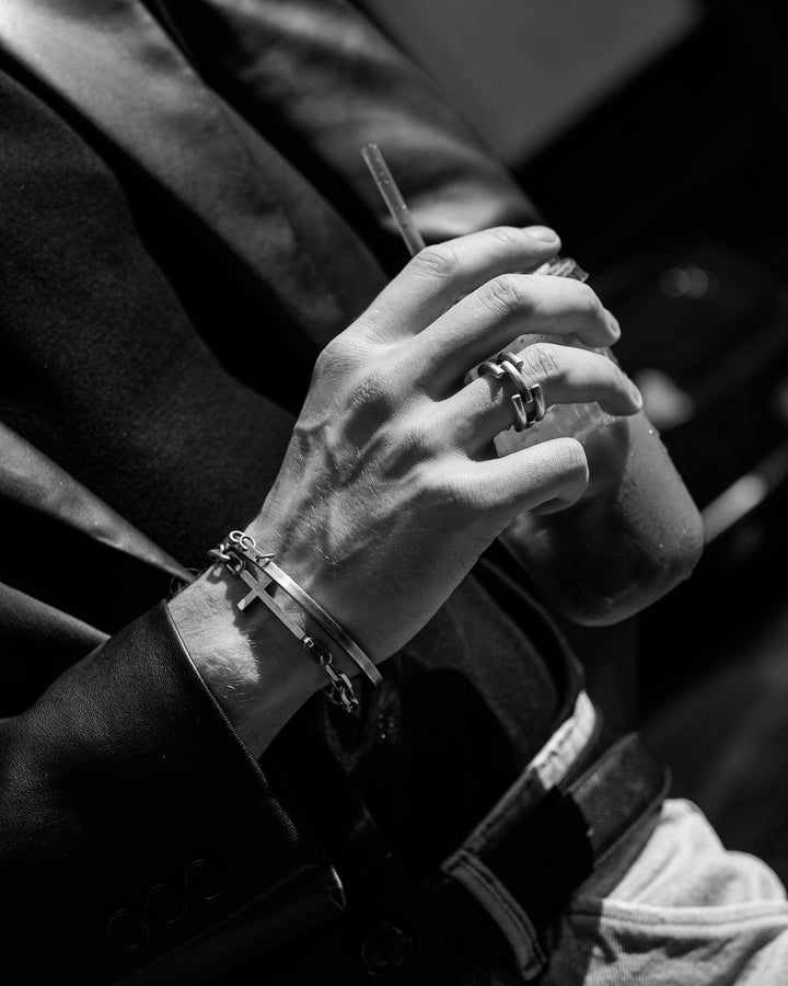 Silver bracelet STRENGTH OF FAITH