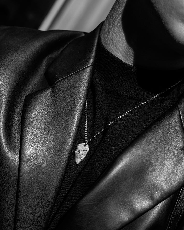 Silver pendant LEO CONSTELLATION on a chain