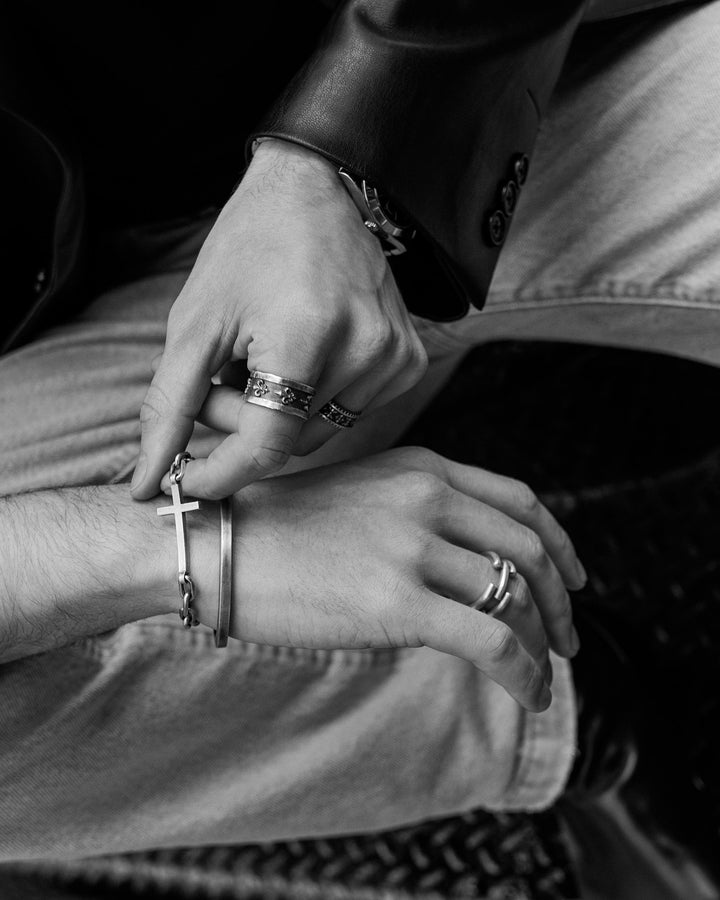 Silver bracelet STRENGTH OF FAITH