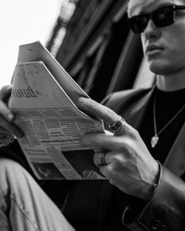 Anello in argento MODELLO CAVALIERE CELTICO