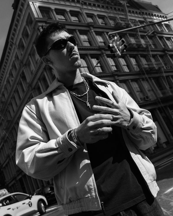 Orecchino singolo in argento KLETTUR