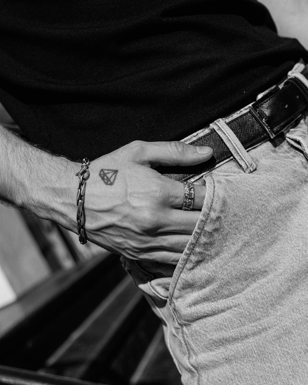 Silver bracelet TURBEN