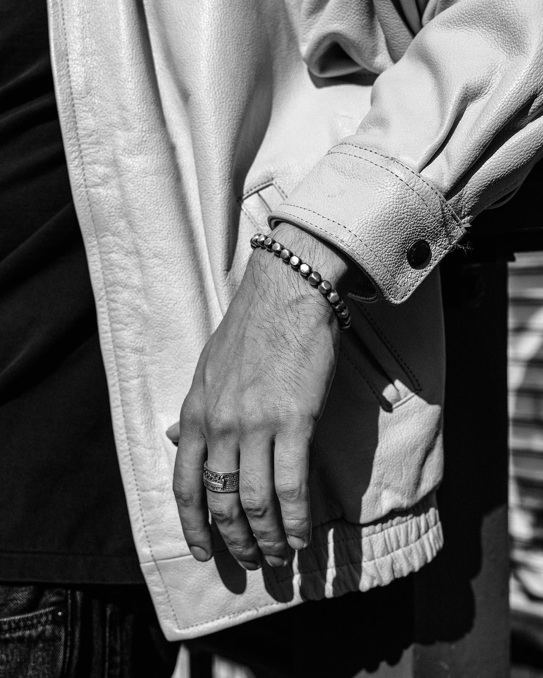 Silver bracelet CUBE