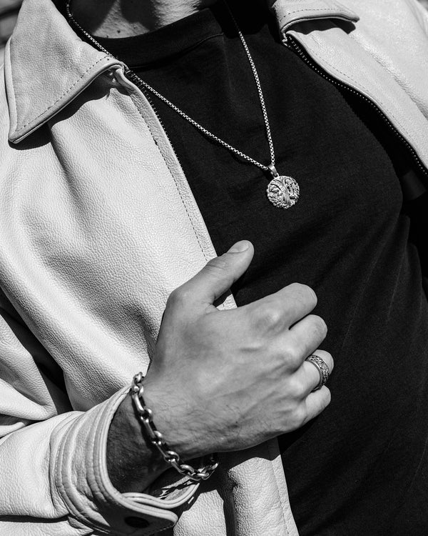 Ciondolo in argento ANGELO E DEMONE