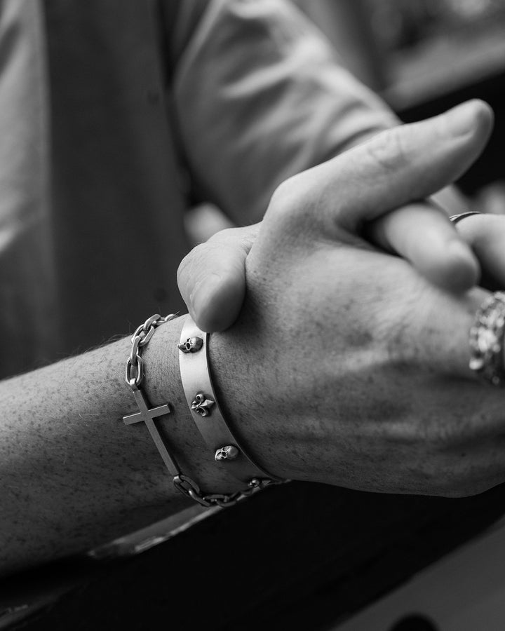 Silver bracelet STRENGTH OF FAITH