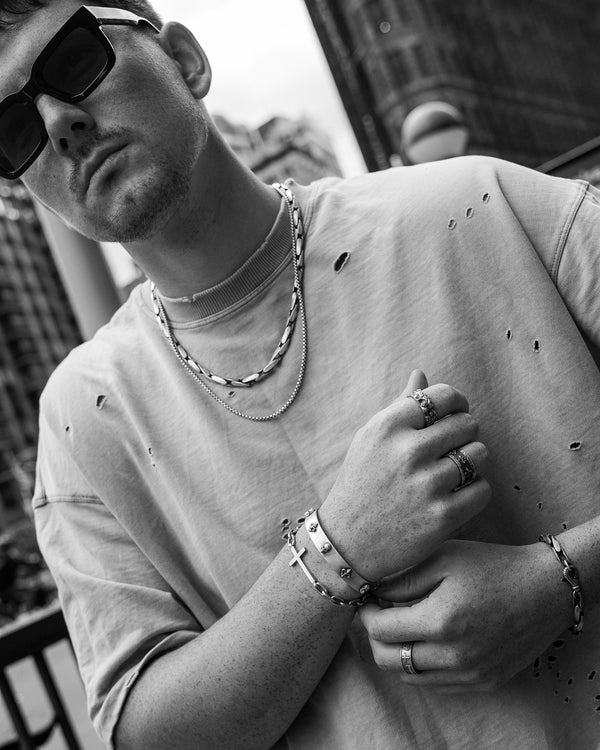 Silver bracelet STRENGTH OF FAITH