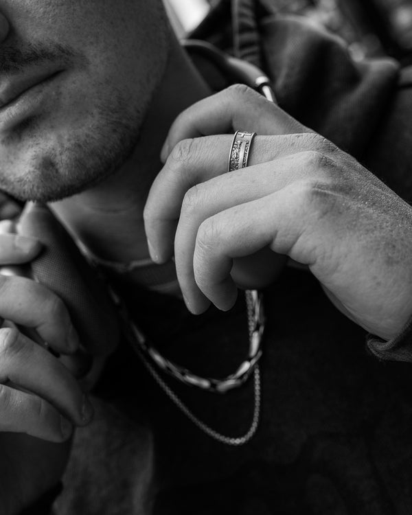 DA VINCI LEGACY silver ring