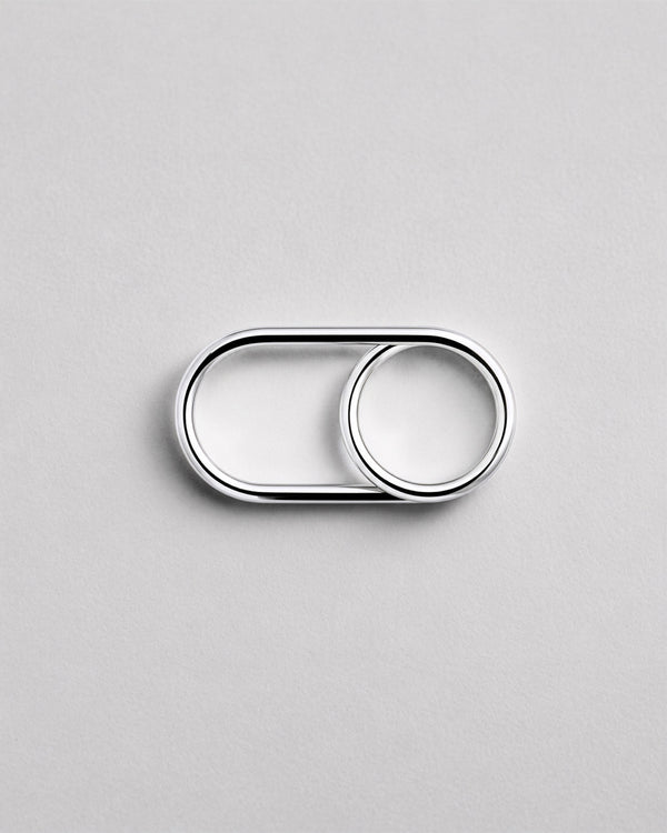 Silver ring DOUBLE (two-finger)
