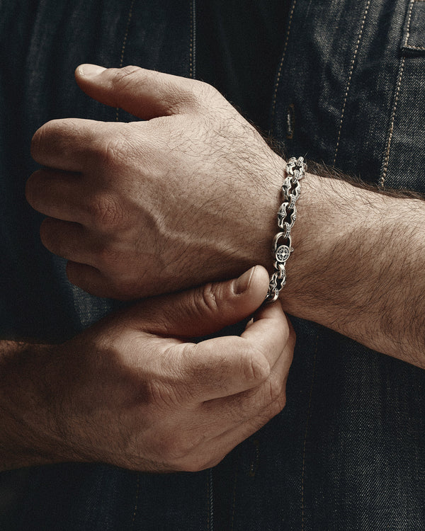 Bracelet en argent INITIUM ET FINIS