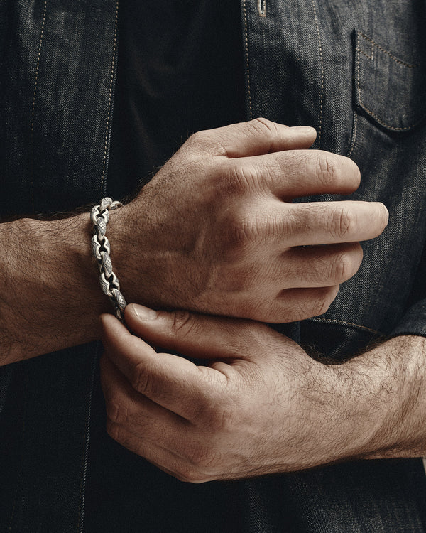 Silver bracelet VALOR