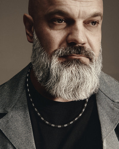 Silver chain SVAROG (ebony)