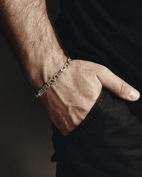 Bracelet en argent BRAVE
