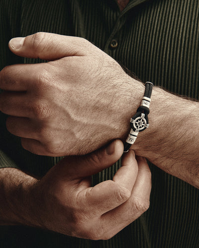 Silberarmband WINDROSE