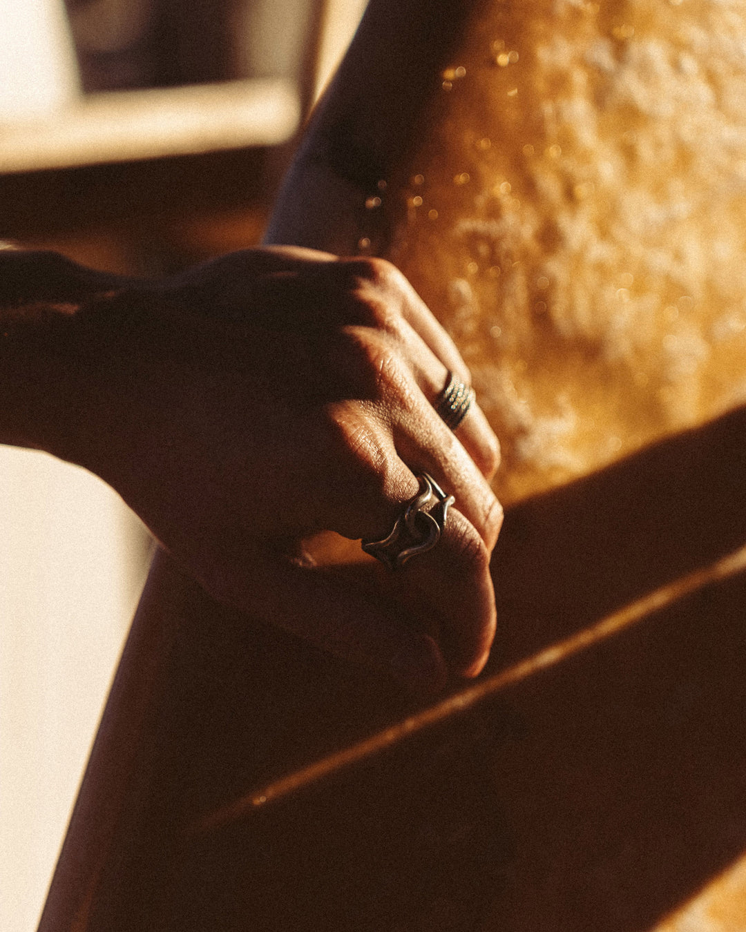 Silver ring DOUBLE