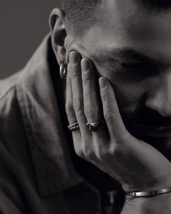 Bague en argent TRITICUM