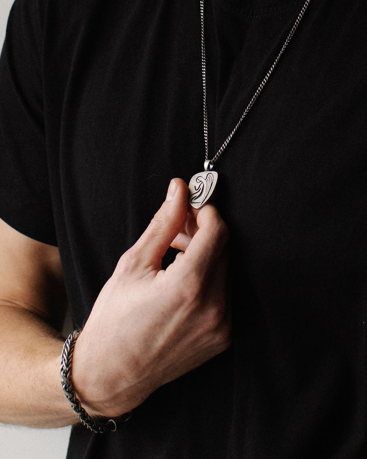 Silver pendant ENGEL