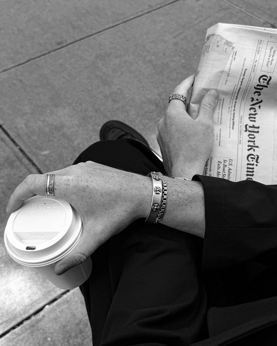 Bracelet en argent ÉTOILE POLAIRE