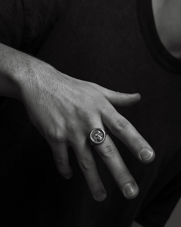 Silver ring AETERNUM