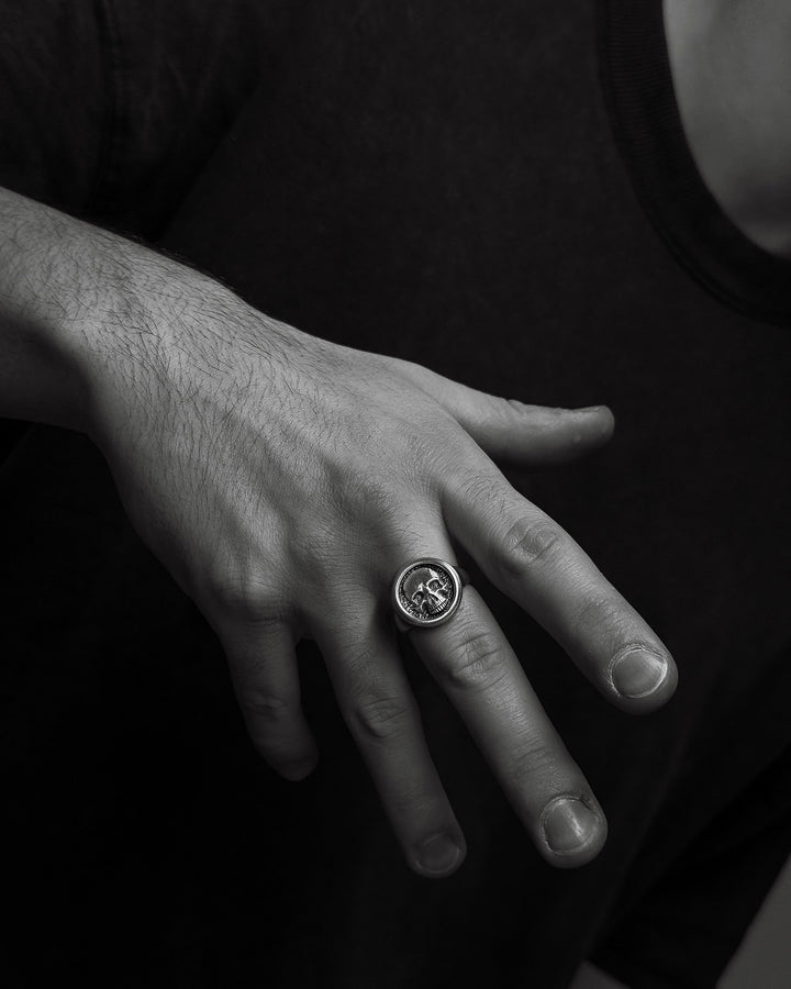 Silver ring AETERNUM