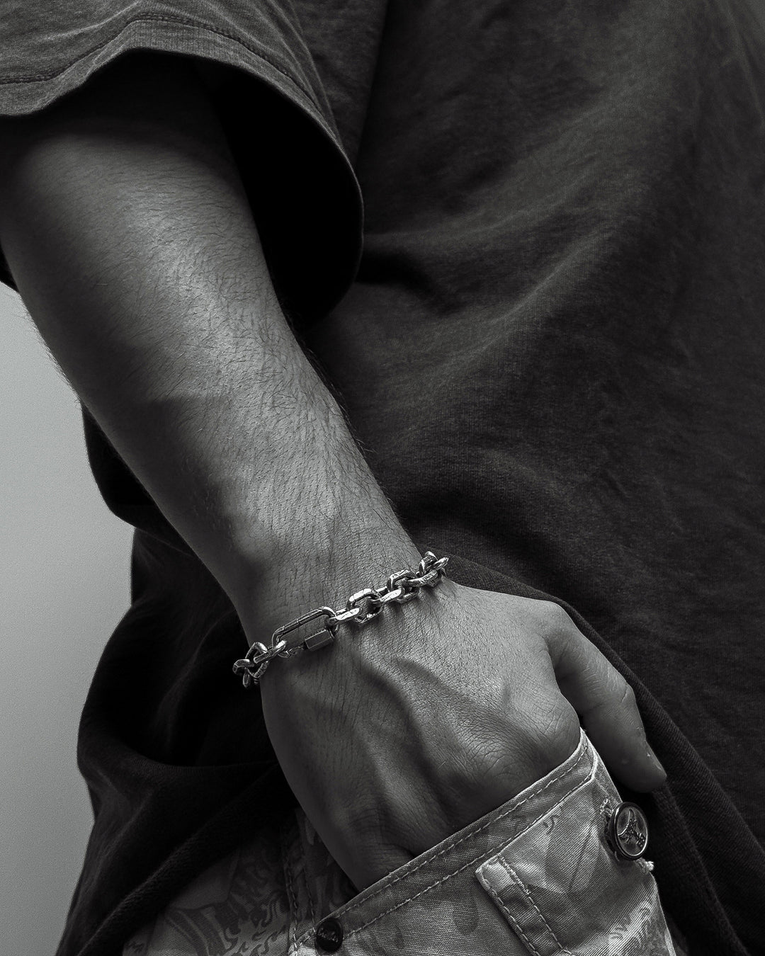 Bracelet en argent IMPRESSION