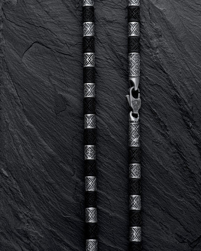 Silver chain SVAROG (ebony)