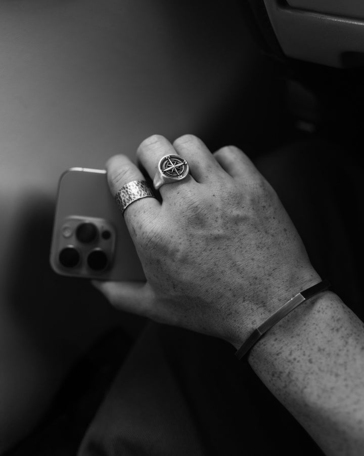 Bague en argent INDEPENDANCE