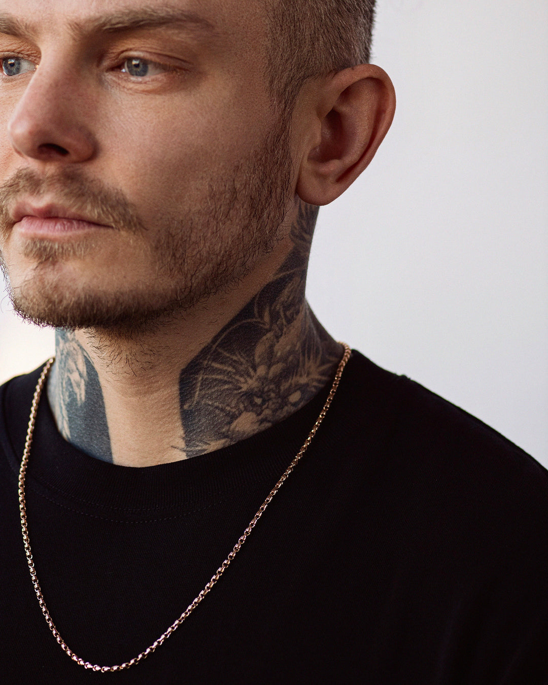 14k rose gold chain EROS