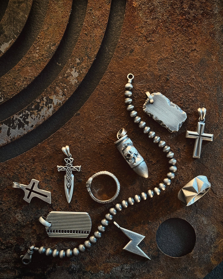 Silver cross BELIEF