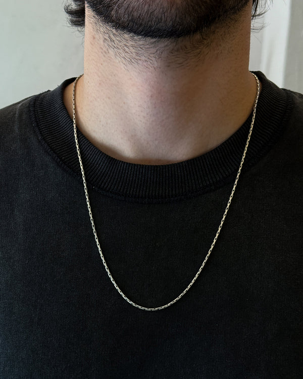 Silver chain - weave CARDANO mini