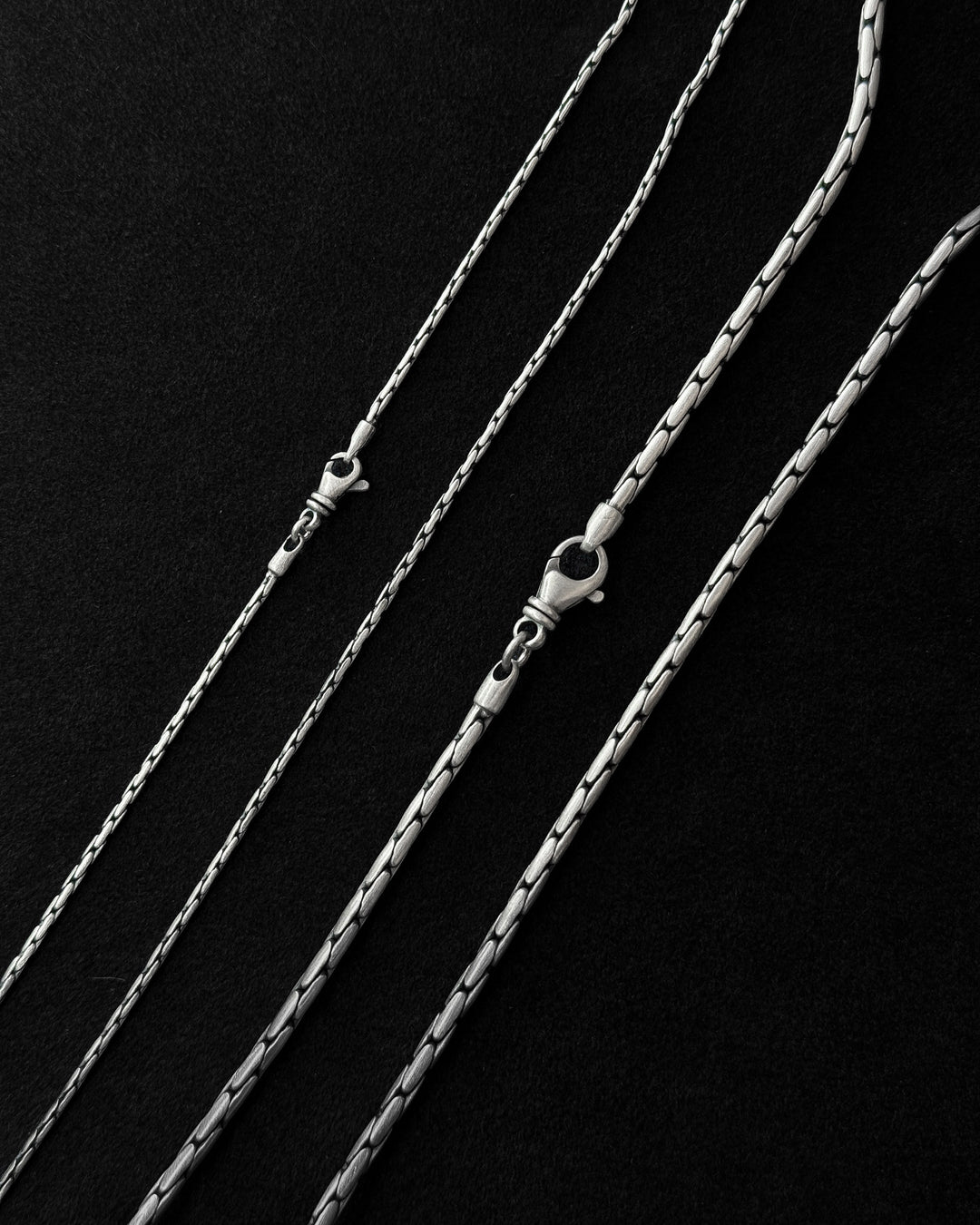 Silver chain - weave CARDANO mini