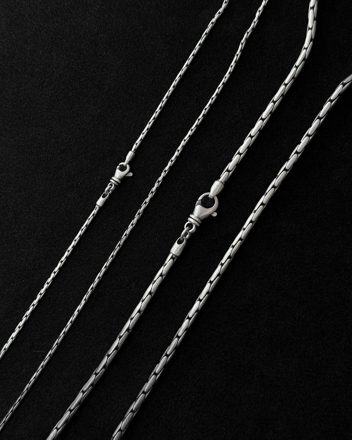 Silver chain - weave CARDANO mini