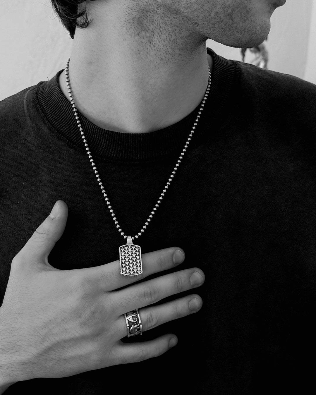 Silver pendant DEJAVU