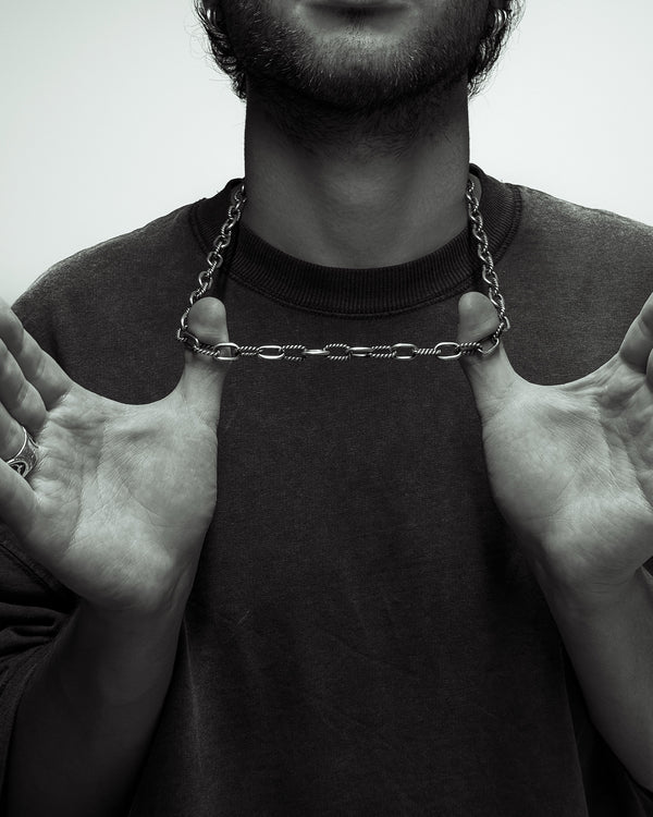 Chaîne en argent ANKERWEBEN