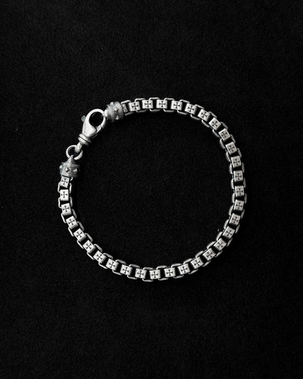 Silver bracelet MALTESE CROSS