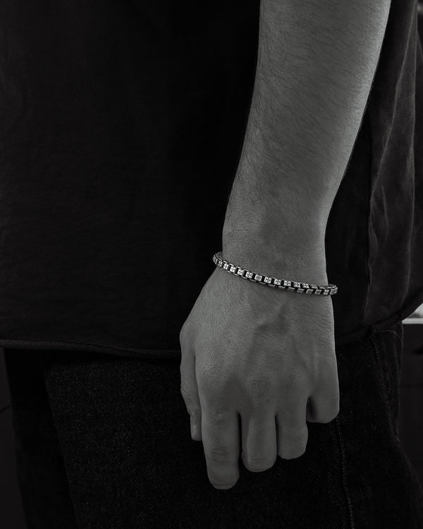 Silver bracelet MALTESE CROSS