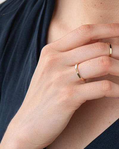 Bague CLARITY (or jaune 14 carats)