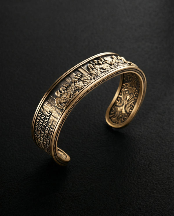 Bangle THE LAST SUPPER (14k yellow gold)