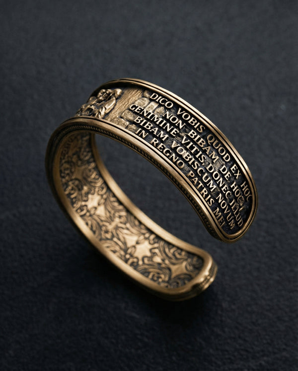 Bangle THE LAST SUPPER (14k yellow gold)