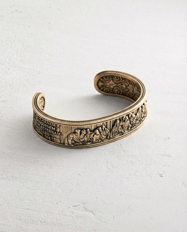 Bangle THE LAST SUPPER (14k yellow gold)