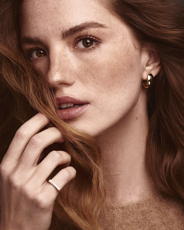 Boucles d'oreilles GOUTTE (or jaune 14 carats)