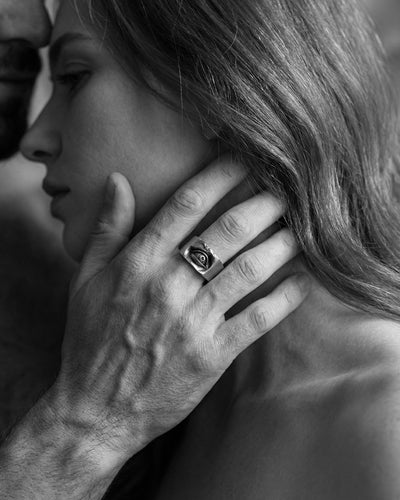 Silver ring EYE OF PROVIDENCE