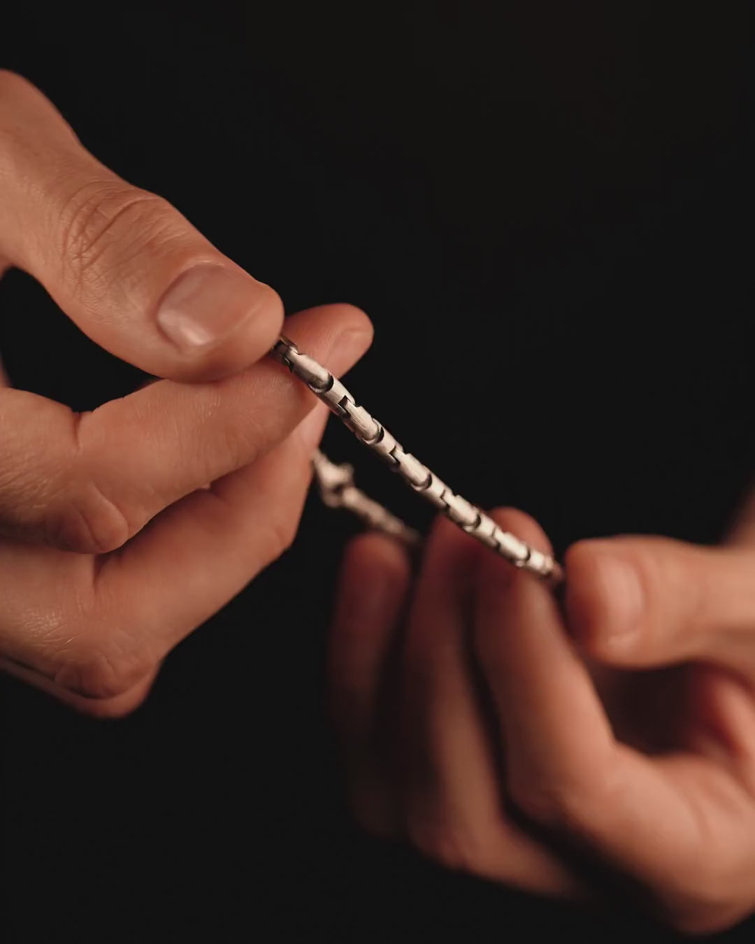 Bracelet en argent VERTRAUEN